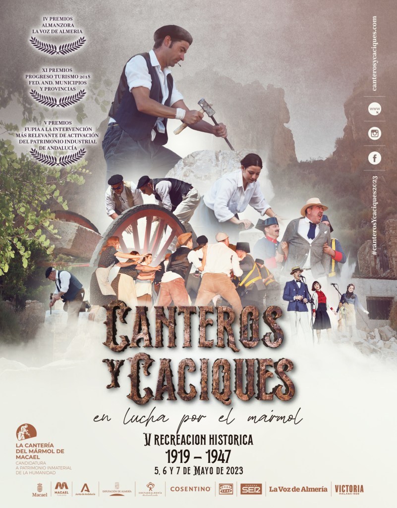 Cartel V Recreación histórica Canteros y Caciques
