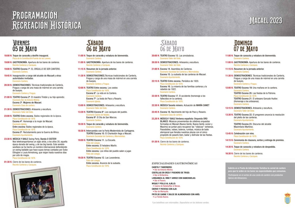 Programa canteros y caciques 2023